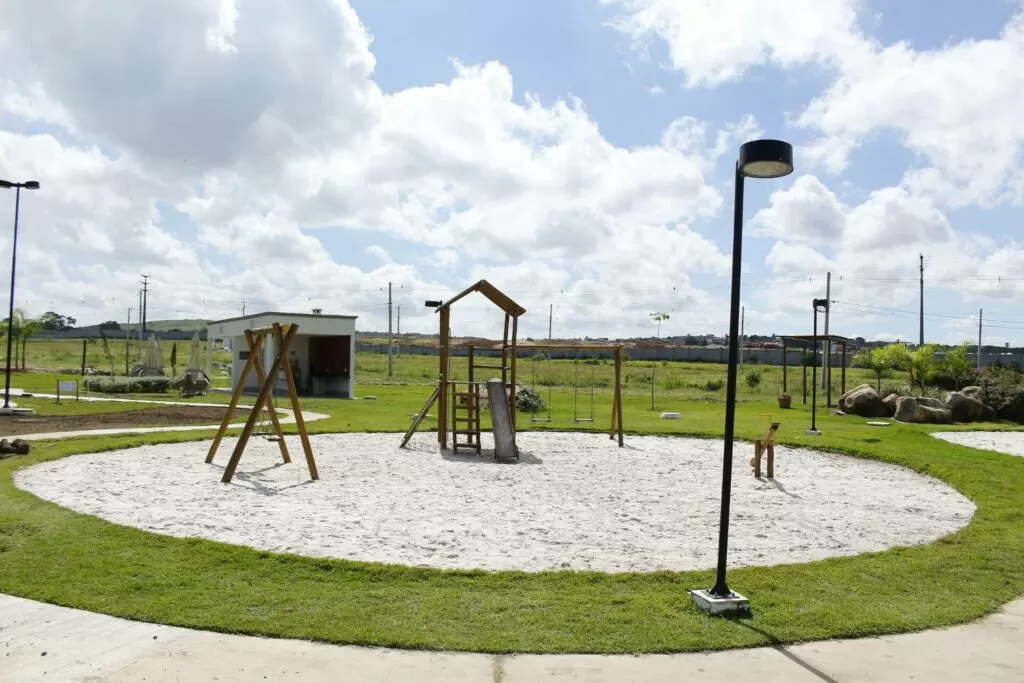playground para crianças em um dos bairros planejados da Urba