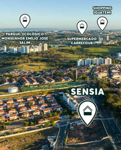 Imagem aérea Sensia Galeria