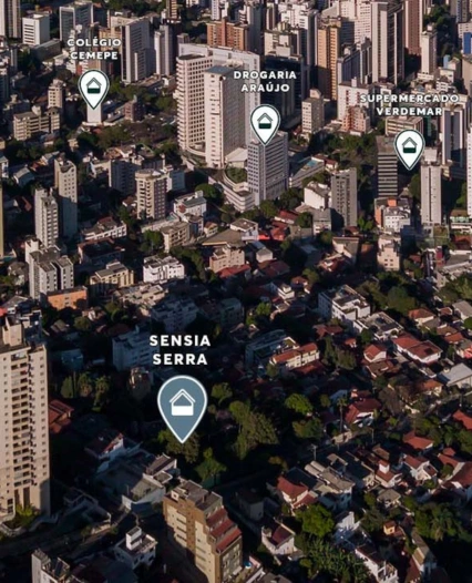 Imagem aérea Sensia Serra